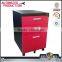 Classic furniture metal locker cabinet movable cabinet 3 drawer mobile storage cabinet