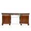 Writing Desk Classic Style Solid Teak wood Medium Brown Color With 2 Storage