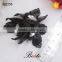 Wholesale stone center sandal brown leather flower for ladies shoes