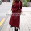 winter newest woolen coats long overcoats with sashes in for adults women