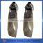 Custom logo pvc cord zipper pin lock slider zip puller