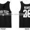 Lady Custom Jersey Blouses Sleeveless Volleyball Jersey HST2347
