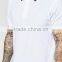 Custom Fashion Short Sleeve White Solid Men's 100% Cotton Pique Dry Fit Slim Fit Plus Size Casual Tipped Polo Collar T-Shirt