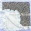 Cotton & Velvet with stain ruffle baby blankets soft and warm blankets