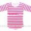 Wholesale Children's Boutique Clothing Stripe Long Sleeve T Shirt Warm T-Shirt Baby Clothes