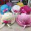 2017 Summer New Design Kids Straw /sunhat Hat With Handmade Flowers Mz-256