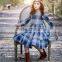Simple Lovely 2017 Baby Girl Party Dress Children Frocks Designs Linen Dress Baby Girl Clothes
