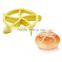 Bread Rolls Cookie Mold Fan Shaped Pastry Cutter Plastic Kitchen Dough Cookie Press Pastry Cake Biscuit Stamp Mould Baking Tool