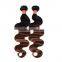 7a Grade Ombre Two Tone Color 1b/30# Body Wave Remy Human Hair Extension