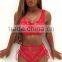 B33623A Europe women Sexy Ladies sexy lace up bikini swimwear