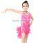 2017 New Girls Kids Fringed Ballroom Salsa Latin Dance Dress For Kids