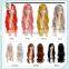 Colors Long Wave Party Fancy Dress Synthetic Cosplay Wigs HPC-0037