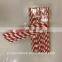 Factory Supplies Party Supply Colorful Flexible Paper Drinking Straws+flag