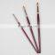 3pcs Short Handle Double Colour Round Nylon Artist Brush Set