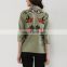 Casual Wear Oversize Military Shirt Women Blazer Jacket