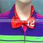 Cheap Red Custom Bow Tie With Adjustable straps With custom logo for sales promotion for event