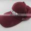 High quality 100% Cotton 6 panel custom plain baseball cap with 3d embossed logo