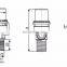 Sensor Faucet Plastic Solenoid Valve