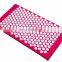 High Quality Plastic Spike 100% Cotton Back Pain Acupressure Mat Pillow