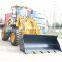 MAP 2Ton hydraulic wheel loader with log crane trailer