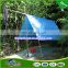 Clear PE Tarpaulin for garden flower house and tent, grid polyethylene tarps sheeting, leno mesh tarp