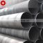 Experienced manufacturer q235b 1200mm diamter carbon spiral welded steel pipe saw belt conveyer roller