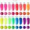 The new fashion 1oz 2oz neon nail art neon pigment powder transparent neon chrome powder