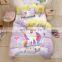 4pc Duvet Cover , Cartoon Single Size 100% Polyester Microfiber Comforter Kids bedding sets