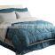 China Luxury Machine Washable Microfiber Solid Color King Bed Comforter Set