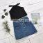 2020 Baby Girl Clothes Set Summer 2PCS Kids Outfits Solid Vest Crop Top T shirt Button Denim Skirts Casual Outfits