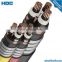 CSA AIA Armoured 15kv 133% TR XLPE power cable 3 core 2awg copper conductor Aluminum interlocked Armour PVC sheath price