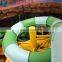Color Customized Red Fiberglass Inner Tube Slide For Water Park