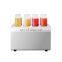 Hot selling salad sauce dressing ice container commerical salad dressing bar