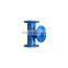 Ductile Iron Blue Epoxy Coated Flange Spigot