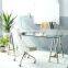 Fresh simple model hot selling cheap price tempered glass dining table
