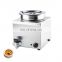 High Quality Kitchen Equipment Electric Bain Marie Countertop Food Warmer Commercial Bain Marie