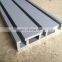 Extruded Metal Slide Parts Aluminium Double U Profile