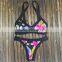 Print Bikini Set Push Up Bikini Biquini Sey Swimsuit Low Waist Bathing Suit Bandage Swimwear Swimming Suit For Women Beach Wear