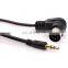 Black 3.5mm For Mini AUX 8-Pin M-BUS CD Changer Audio Input Adapter Cable For Alpine