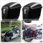 Pair Motorcycle Saddlebags 30L Side Luggage Tank Tool Storage Hard Case For Kawasaki/Honda/Suzuki/Yamaha