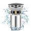 Vessel bathroom Slivery Luxury Pop up drain waste