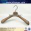 Custom print logo men clothes hanger plastic clothes hangers with wide shouder for men