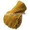 HANDLANDY AB grade Golden Yellow full grain cowhide Motorcycle Driving Motor Racing Glove for Men