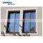 China customized double glazed powder coating aluminium ultra narrow frame casement house windows