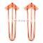 Hairpin Legs Modern Round Chair Chrome Bench Dinning Dining Coffee Metal Steel Furniture Table Rose Gold Hairpin Legs For Table