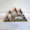 Natural wood mountain shelf multilayer wall mounted floating display shelves 26.75x16x3.5 inches