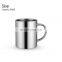 Perfect Personalized Russian Metal Christmas Double Wall Stainless Steel Beer Mug