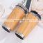 Eco-Friendly Stainless Steel Double Wall Bamboo Fiber Thermos Tumbler Coffee Drinking New Travel Mug