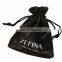 Selling custom printed packaging large satin drawstring dance shoe dust bag with logo