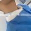 Disposable Polypropylene Visitor Lab Coat with Three Pockets